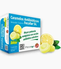 CARAMELOS FECOFAR D/LIMON 9