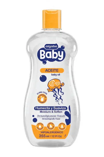 ALGABO ACEITE BABY HUMECTA Y SUAVIZA 355ML