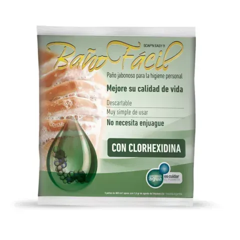 BAÑO FACIL CON CLORHEXIDINA X 5