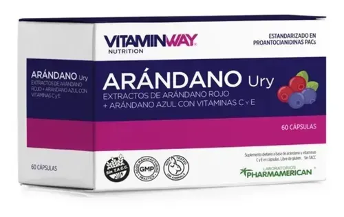 ARANDANO URY VITAMIN WAY caps.x 30