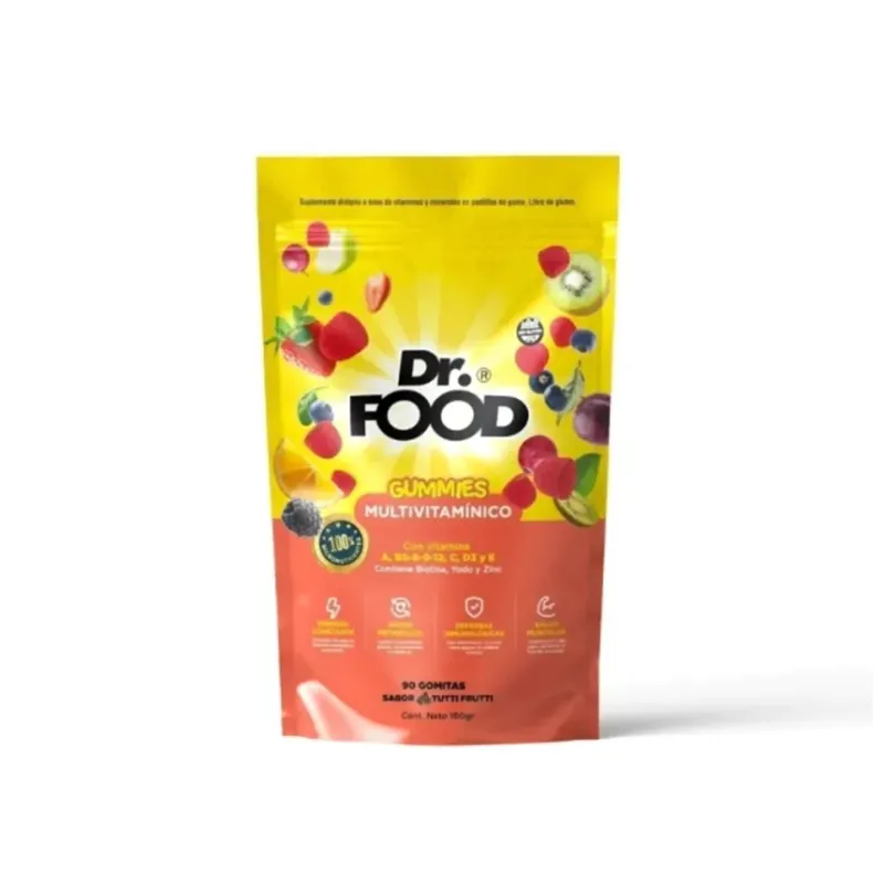 DR. FOOD MULTIVITAMINICO doypack gomitas x 90