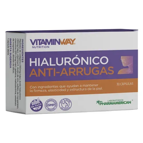 HIALURONICO ANTI-ARRUGAS VITAMIN WAY caps.x 30