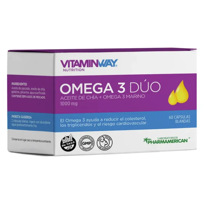 OMEGA 3 DUO VITAMIN WAY caps.x 60