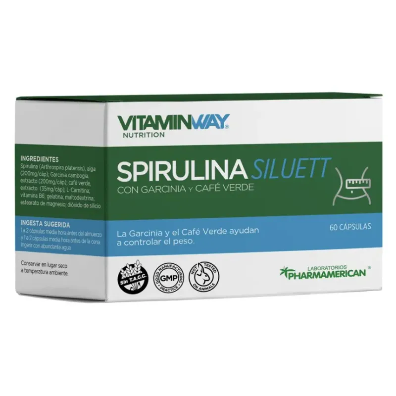 SPIRULINA SILUET VITAMIN WAY caps.x 60